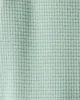 Carter's Pijama din fleece cu botosei Green Solid Waffle foto