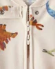 Carter's Пижама с носочками DreamPlush Tan Dinosaur foto