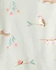 Carter's Комплект бодиков с длинным рукавом Owl Stripe Floral foto