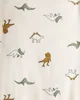 Carter's Set 4 body cu maneca lunga Dinosaur Stripe foto
