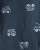 Carter's Set 4 body cu maneca lunga Construction Stripe foto