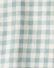 Carter's Set 2 piese Knit Denim Flannel - camasa si salopeta din denim foto