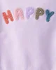 Carter's Hanorac Terry Crew Purple Happy foto