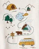 Carter's Tricou Oatmeal Camping Graphic foto