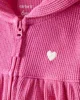 Carter's Salopeta cu gluga Pink Heart Thermal foto