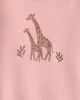 Carter's Комплект 4 бодиков с длинными рукавами Pink Safari foto