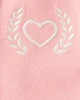 Carter’s Комплект 3 в 1 Pink Varsity Solid - куртка с длинными рукавами, штаны и боди foto