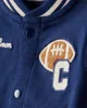 Carter's Set 3 piese Navy Varsity - jacheta cu maneca lunga, pantaloni si body foto