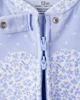 Carter's Pijama din fleece cu botosei Blue Heart foto
