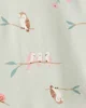 Carter's Set 5 body cu maneca scurta Owl Stripe Floral foto