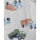 Carter's Set 5 body cu maneca scurta Construction Stripe foto