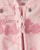 Carter's Пижама из микрофлиса Pink Bow Little Sis foto