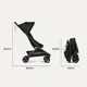 Carucior ultracompact Bugaboo Butterfly 2 Black/Desert Taupe foto