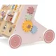 Antemergator din lemn cu activitati educative Viga Toys PolarB Pink foto