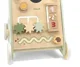 Antemergator din lemn cu activitati educative Viga Toys PolarB Green foto