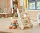 Antemergator din lemn cu activitati educative Viga Toys PolarB Green foto