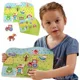 Jucarie educativa din lemn cu siret Viga Toys Ferma foto