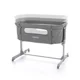 Patut co-sleeper pliabil 2 in 1 FEEDO Grey foto