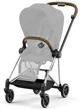 Рама для коляски Cybex Mios Chrome Brown Chrome foto