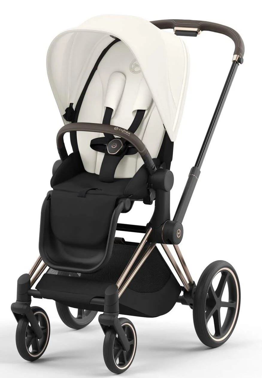 Set textil pentru carucior Cybex Priam Off White foto