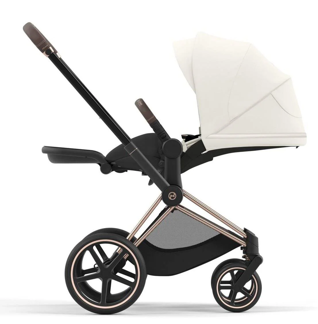 Set textil pentru carucior Cybex Priam Off White foto