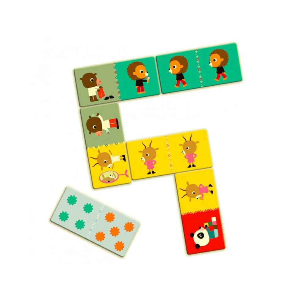 Игра Djeco Domino Друзья foto