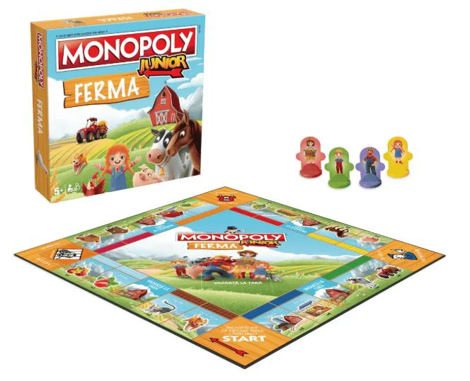 Joc de masa Monopoly Junior "Ferma", RO foto
