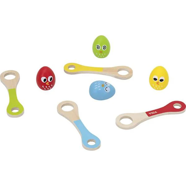 Set de joaca Viga Toys Cursa cu ou si lingura foto