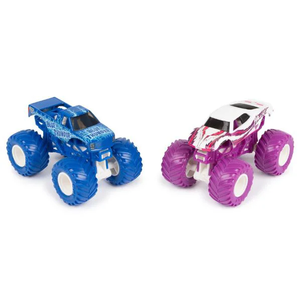 Set masinute metalice Monster Jam scara Spin Master, 1:64, in as. foto