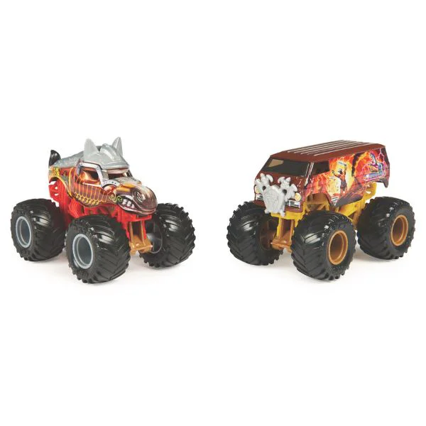 Set masinute metalice Monster Jam scara Spin Master, 1:64, in as. foto