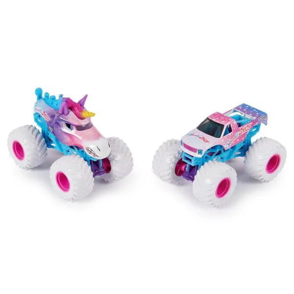 Set masinute metalice Monster Jam scara Spin Master, 1:64, in as. foto