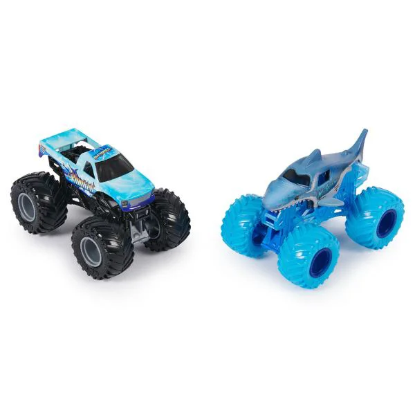 Set masinute metalice Monster Jam scara Spin Master, 1:64, in as. foto