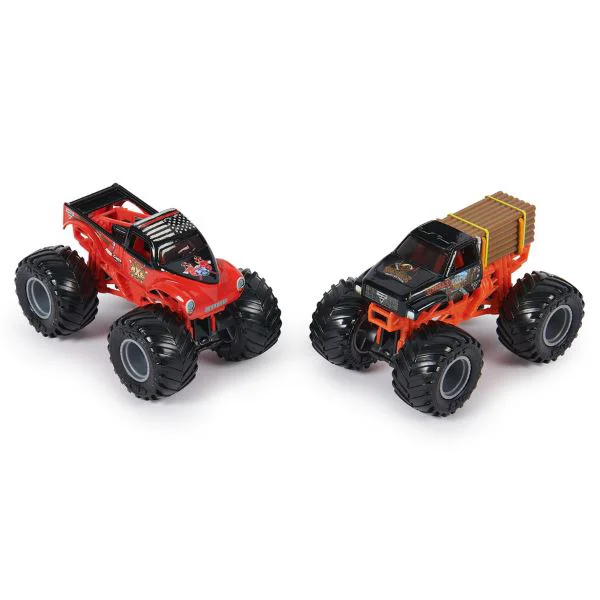 Set masinute metalice Monster Jam scara Spin Master, 1:64, in as. foto