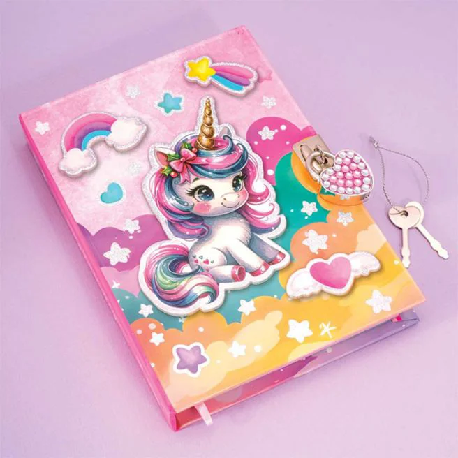 Блокнот с замочком AS Kids Unicorn foto