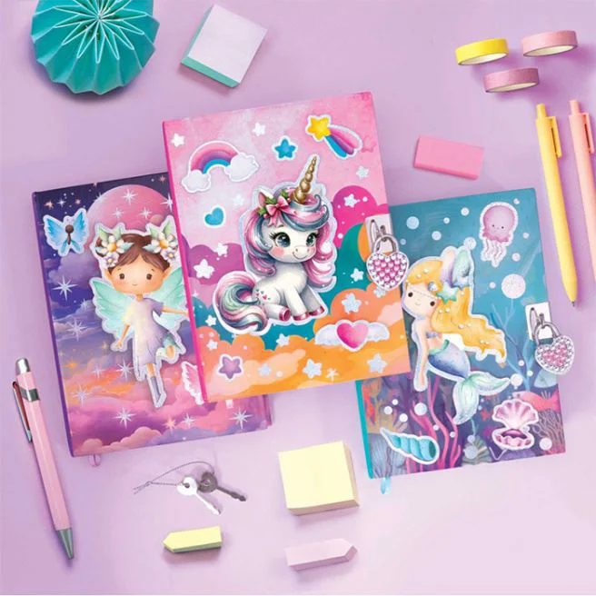 Блокнот с замочком AS Kids Unicorn foto