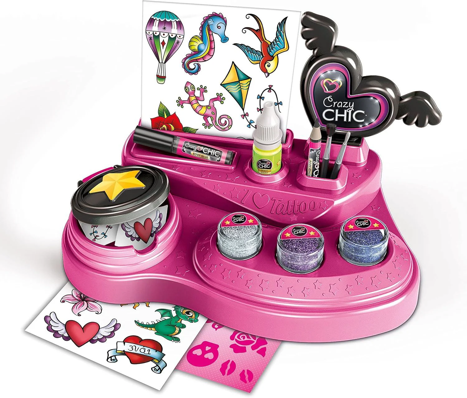 Set de joaca Clementoni Tattoo Studio Crazy Chic foto
