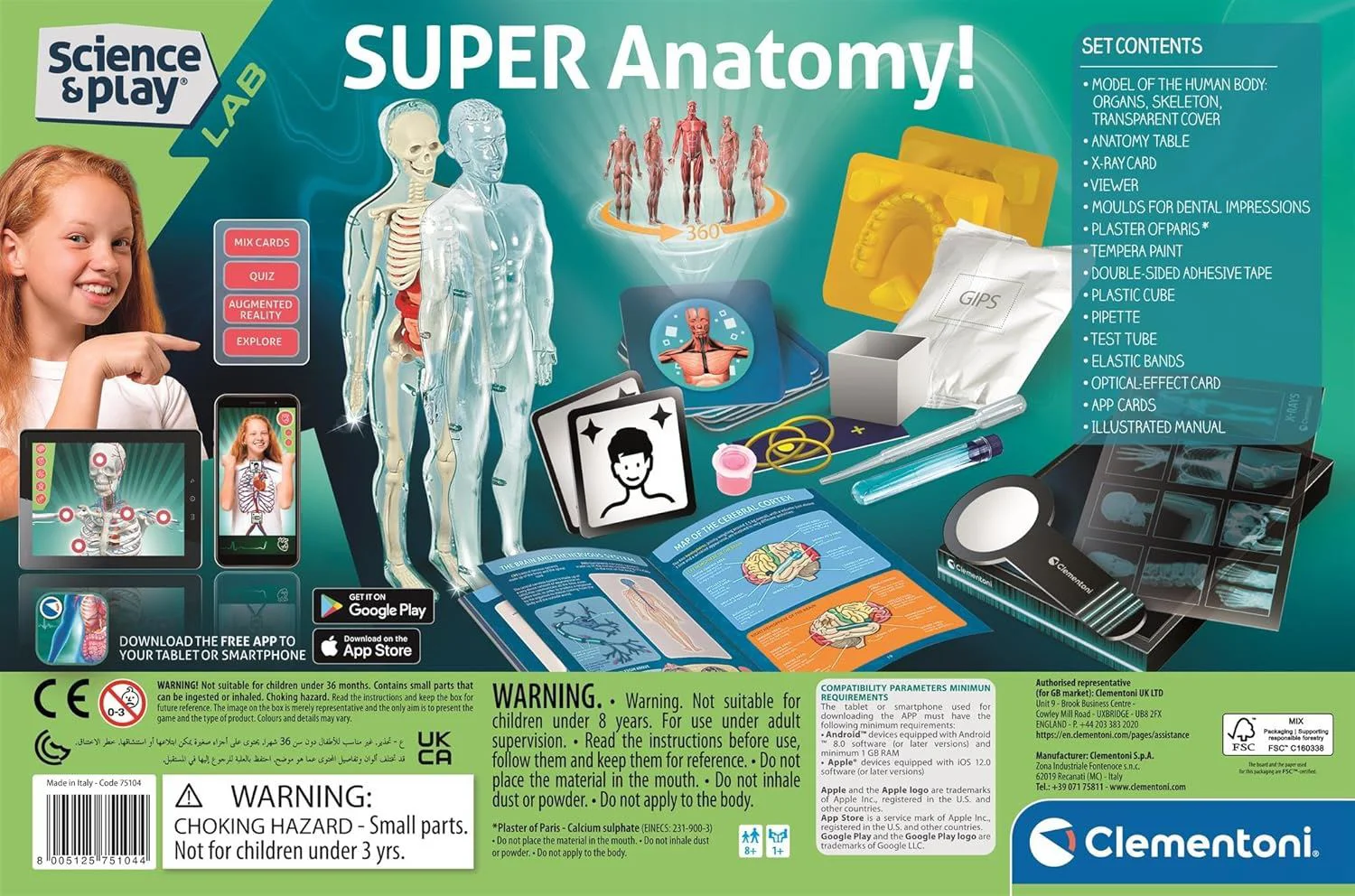 Игровой набор Clementoni Super Anatomy foto
