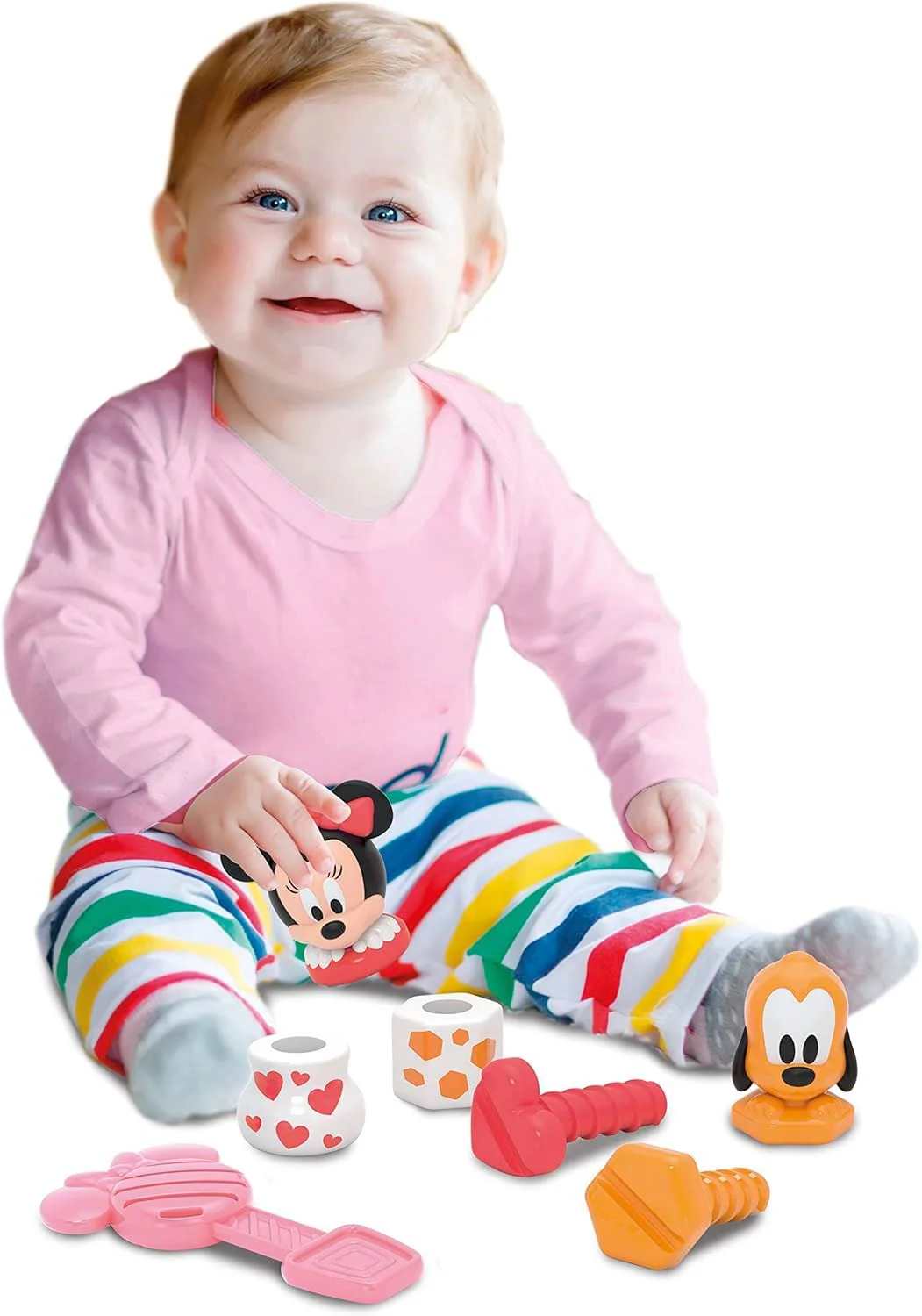 Set de joaca Clementoni Minnie & Pluto Build & Play foto