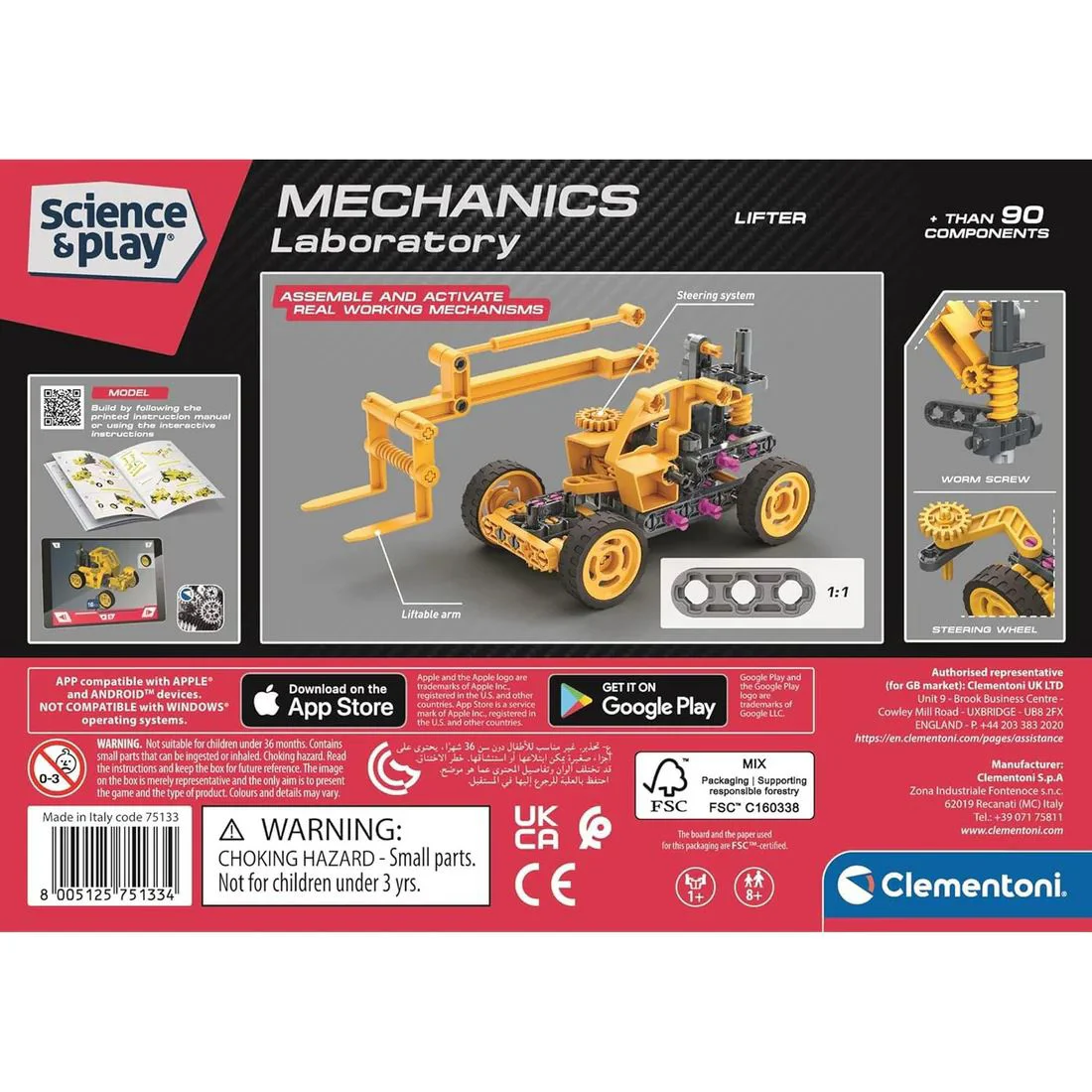 Constructor Clementoni Mechanics Stivuitor foto