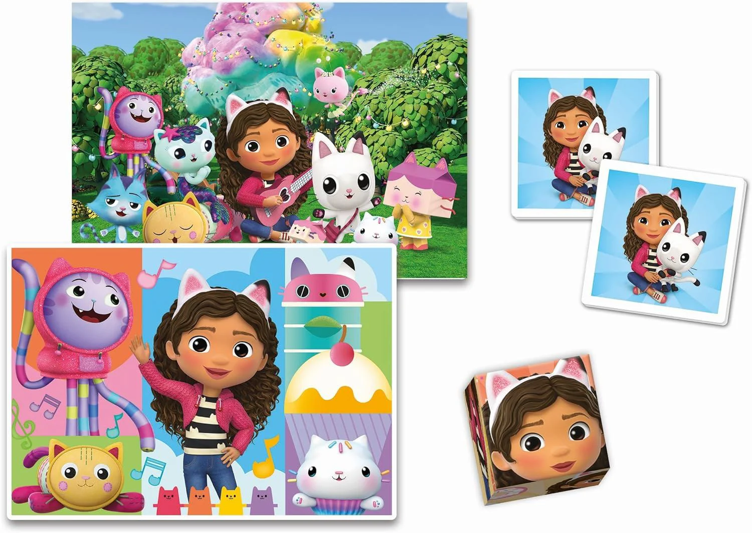 Puzzle 4 in 1 Clementoni Gabby's Dollhouse Edukit foto
