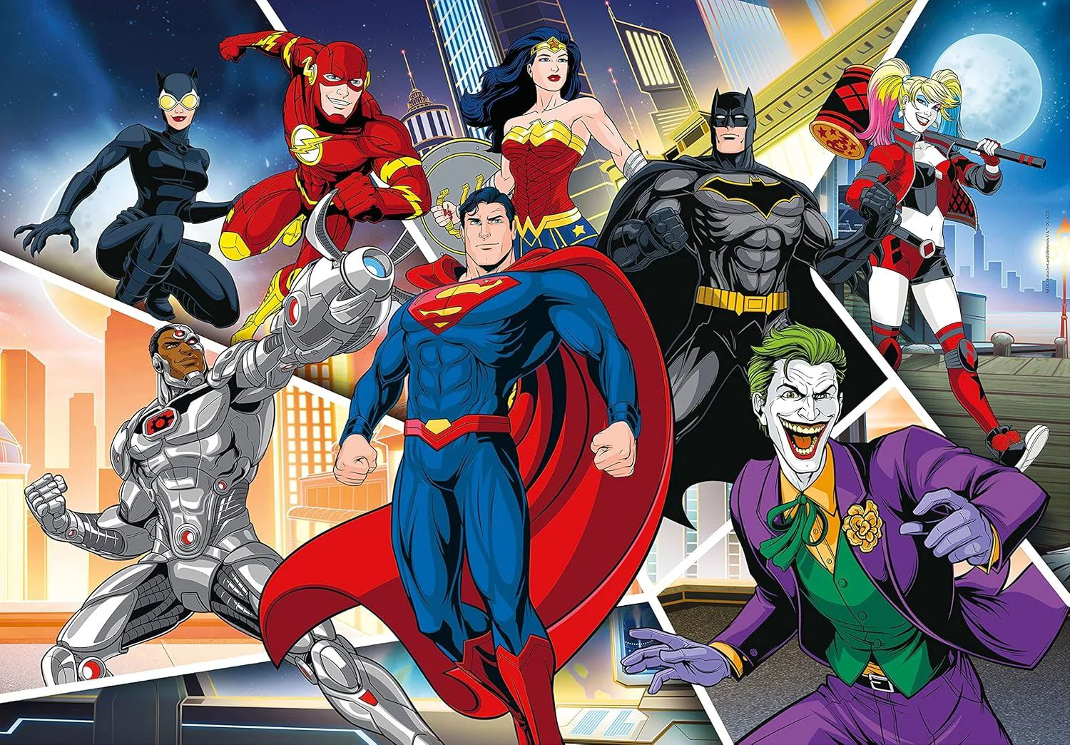 Puzzle Clementoni DC Comics, 104 el. foto