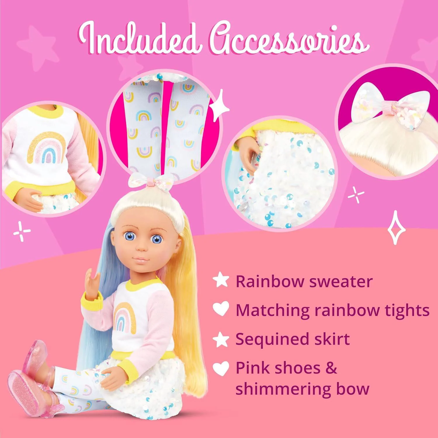 Papusa Battat Glitter Girls Laica, 35 cm foto