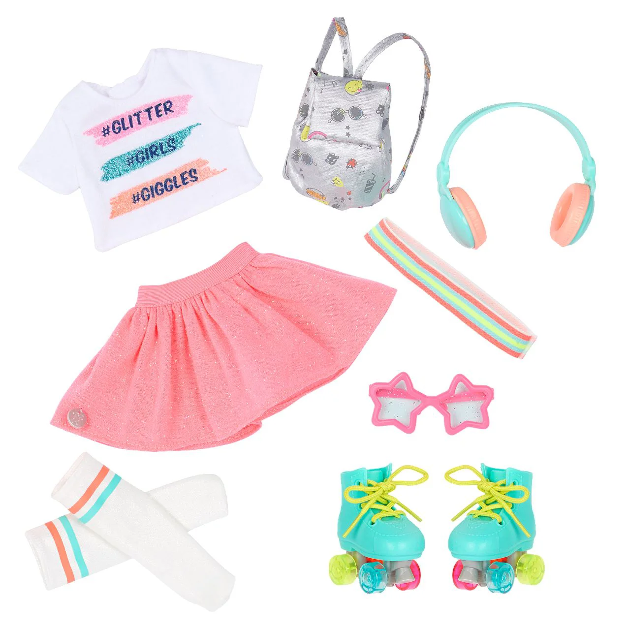 Papusa Battat Glitter Girls Sunnie cu role, 35 cm foto