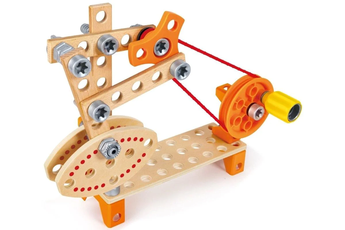 Set de constructie Hape "Construiti carnavalul" foto
