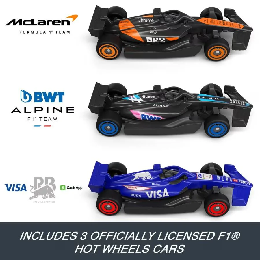 Гоночная трасса Hot Wheels Formula 1 Sprint с 3 машинками 1:64 foto