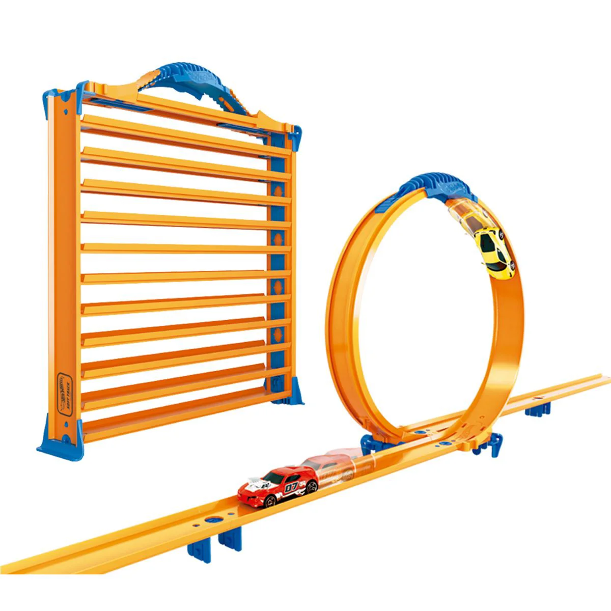 Garaj portabil Hot Wheels pentru depozitarea a 44 masini foto