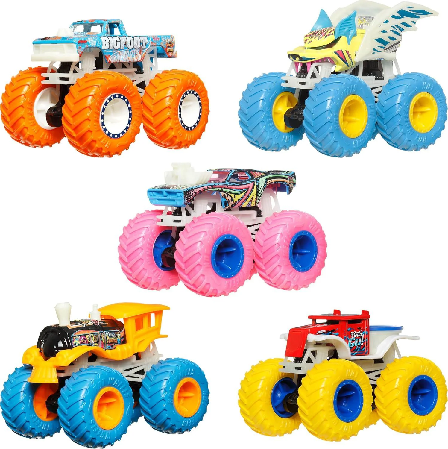 Машинка Hot Wheels Monster Trucks Glow in the Dark (светится в темноте) foto