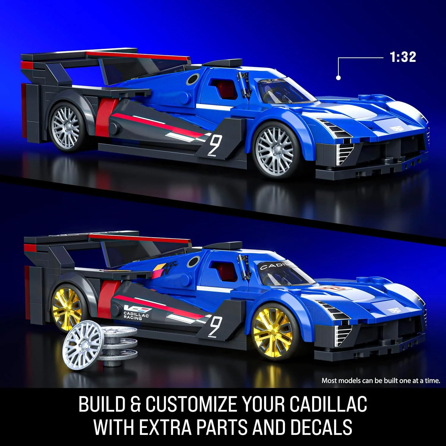 Set de constructie Hot Wheels Cadillac Project GTP 1:32 foto