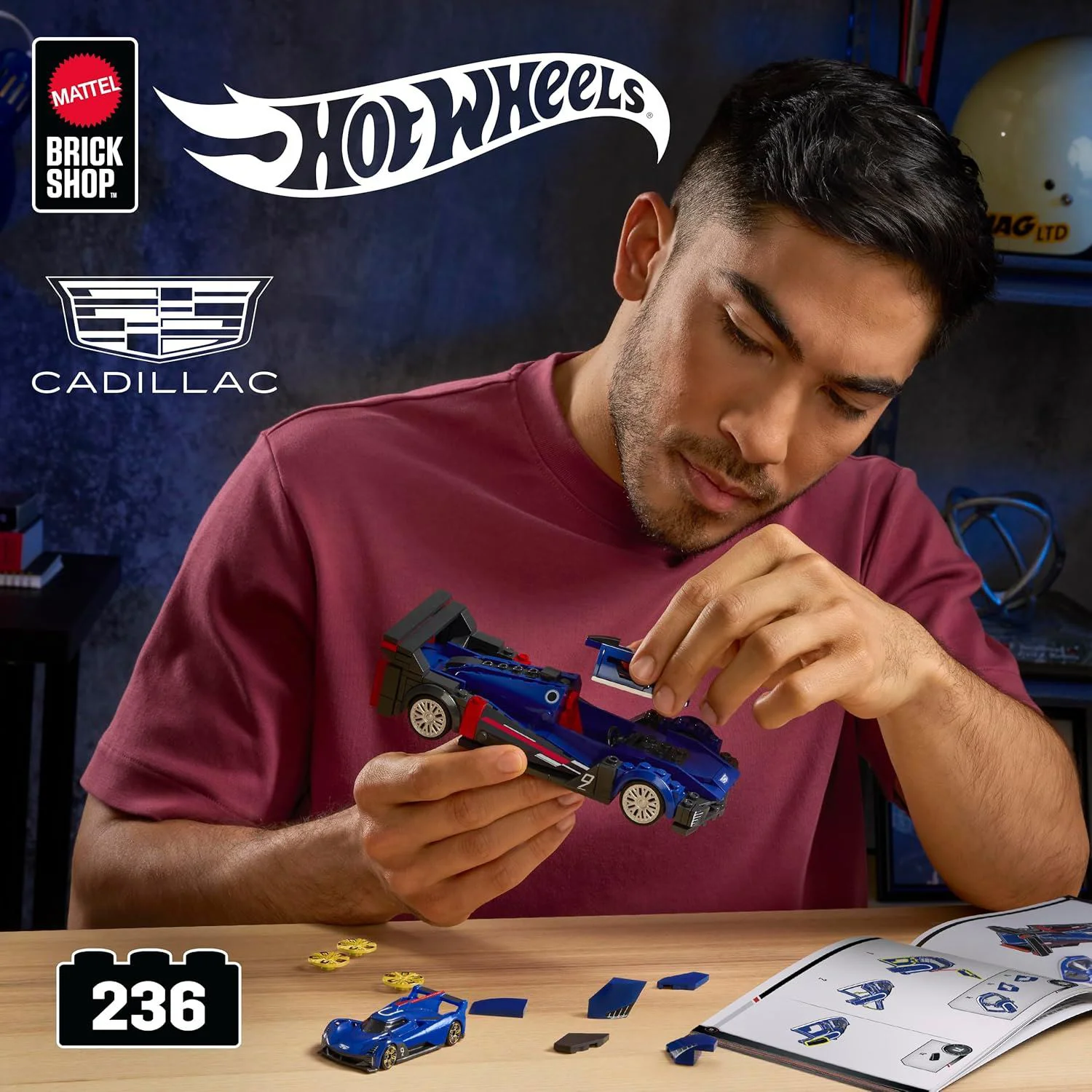 Set de constructie Hot Wheels Cadillac Project GTP 1:32 foto