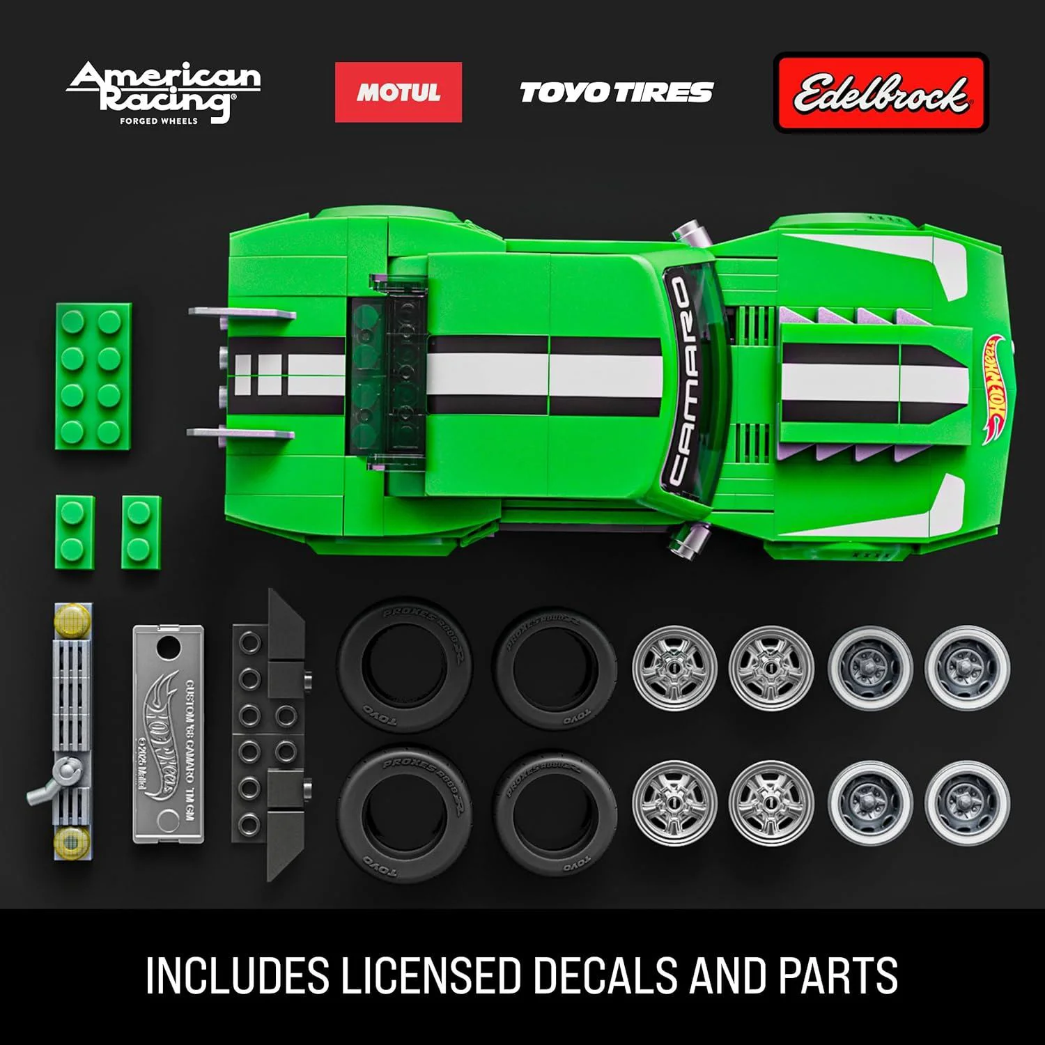 Set de constructie Hot Wheels Custom '68 Camaro 1:32 foto